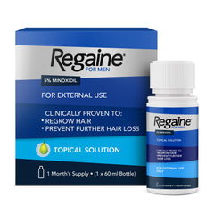 Regaine 5% Minoxidil Top Solution for Men, Clinically Proven to Stimulate Hair Growth, 60ml