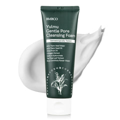 BMBCO Gentle Pore Cleansing Foam for Sensitive Skin – Yulmu Vegan Face Wash with Natural Surfactants & Hydrating Formula, 120g
