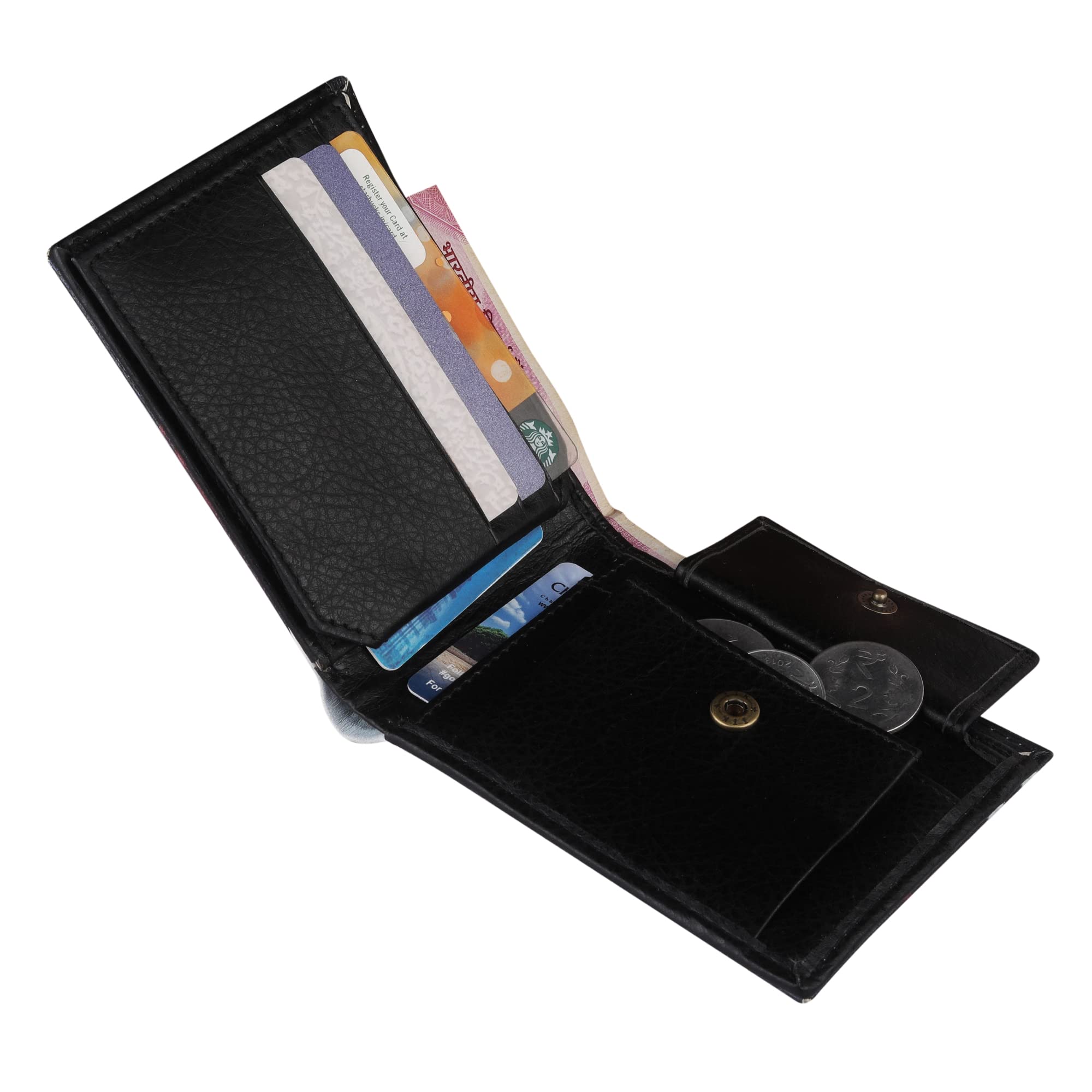 ShopMantra Cristiano Ronaldo CR7 Printed Pu Leather Wallet for Men's/Boy's (CR7)