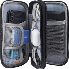 CAOODKDK Electronics Accessories Organizer Pouch Bag, Travel Universal Organizer for Cable, Charger, Phone, SD Card, Business Travel Gadget Bag