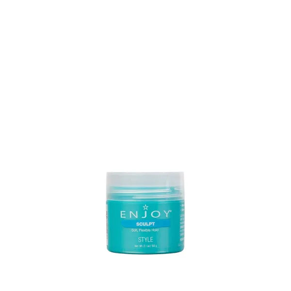 Enjoy Sculpt, Creamy Lightweight Sculpting Cream, Medium Flexible Hold, Humidity-Resistant, Soft Definition & Medium Shine - 2.1 oz
