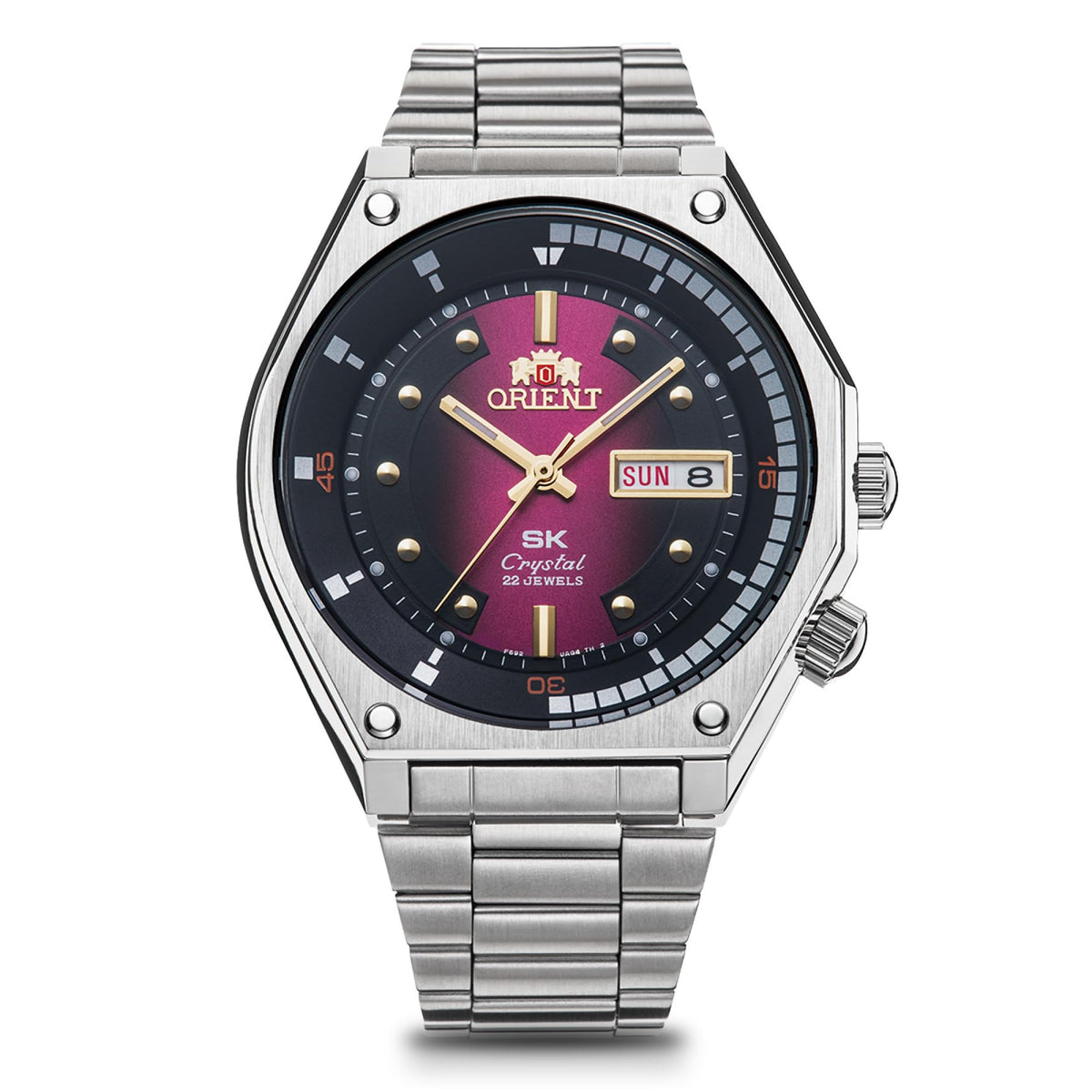Orient RevivalofSK Super King Diver RN-AA0B02R Men's Automatic Watch, Automatic Watch, Red