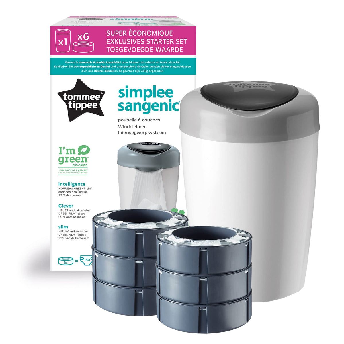 Tommee Tippee Simplee Sangenic Nappy Disposal Kit