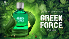 GREEN FORCE by Maryaj Perfumes For Men - Eau De Parfum 100 ml, 1.0 count, 1