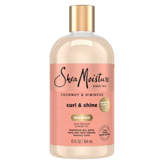 Shea Moisture Coconut & Hibiscus Curl & Shine Shampoo for Unisex, 13 ml