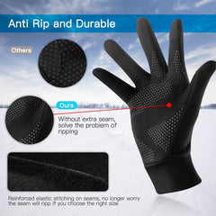 Arabest Running Gloves - Lightweight Sports Gloves, Winter Warm Gloves for Man and Woman, Touch Screen Non-Slip Gloves for Driving, Cycling, Hiking, Skating