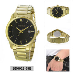 Citizen Casual Watch For Men Analog Stainless Steel - BD0022-59E