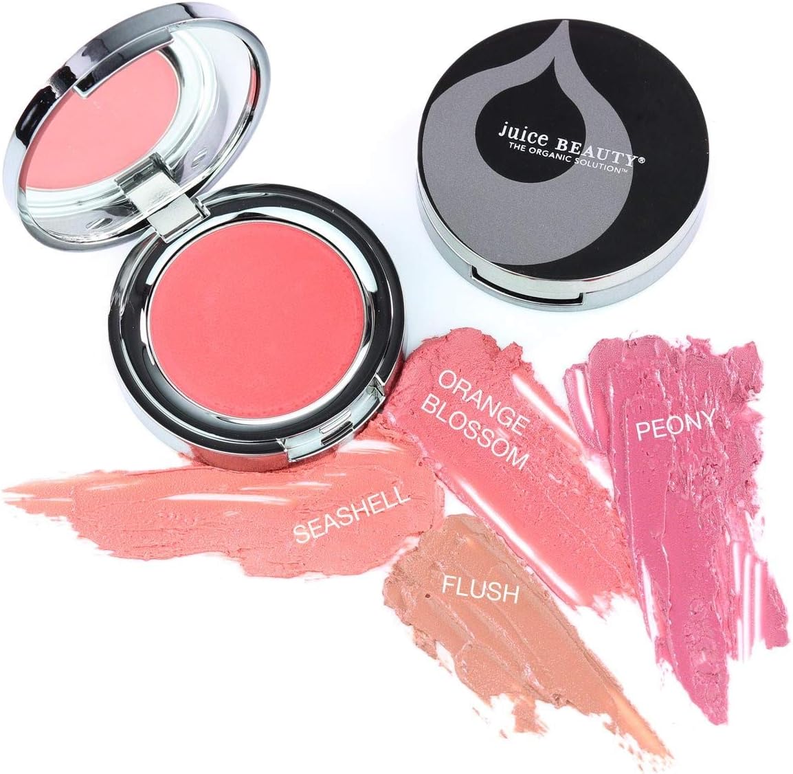 Juice Beauty PHYTO-PIGMENTS Last Looks Cream Blush - Seashell | Champagne Grape Seed Oil, Coconut Oil, Purple Carrot -3g