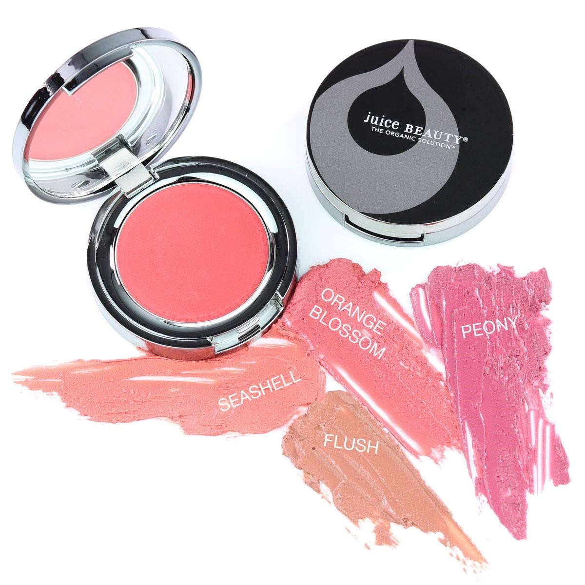 Juice Beauty PHYTO-PIGMENTS Last Looks Cream Blush - Seashell | Champagne Grape Seed Oil, Coconut Oil, Purple Carrot -3g