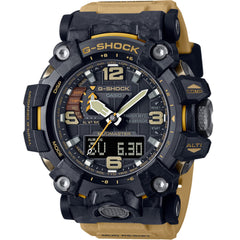 G-Shock New Thinner Carbon Mudmaster Watch, Solar Yellow, mens