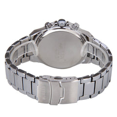 Curren M-8011 Mens Digital Stainless Steel Watch - Silver