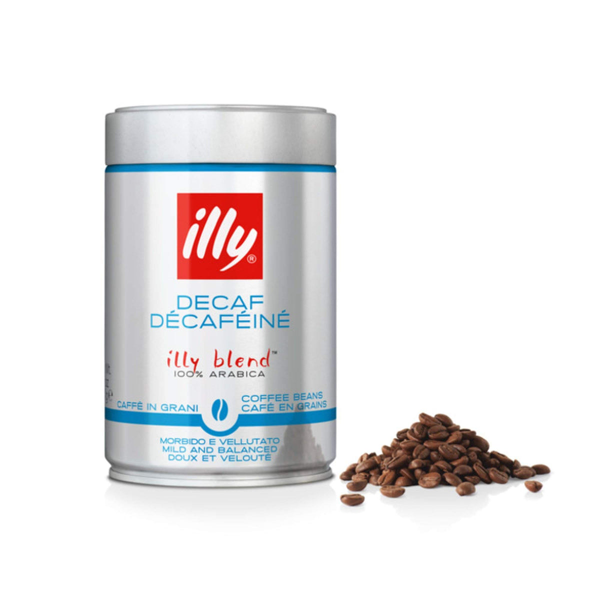 Illy Decaf Coffee Beans 8.8 Ounces (International Version) 12 Pack