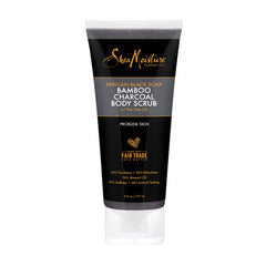 Shea Moisture African Black Soap & Bamboo Charcoal Body Scrub, 6 oz