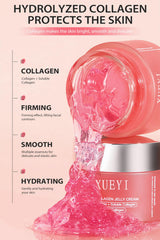Collagen Jelly Cream – Hydrating Face Gel Moisturizer with Soluble Collagen, Lightweight Nourishing Cream for Smooth and Radiant Skin – 110ml