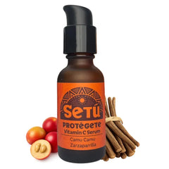 Setu Vitamin C Serum for Men | Brightening Serum with Camu Camu & Zarzaparrilla | Helps Provide Antioxidants for Younger-Looking Skin | Revitalizing & Fast-Absorbing | 1 fl. oz | 30 ml