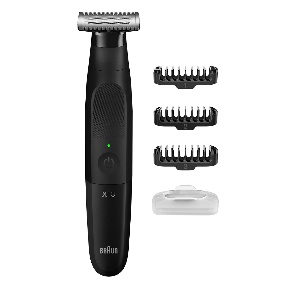 Braun Series X XT3100 One Blade Electric Razor Hybrid Beard Trimmer + Free Oral B DB 400.010 Battery Toothbrush Brush Bundle Pack