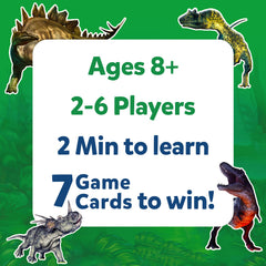Skillmatics Card Game : Guess In 10 Deadly Dinosaurs | Gifts For Ages 8 And Up | Super Fun For Travel & Family Game Night