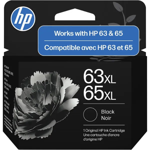 HP 63/65XL High Yield Ink Cartridge - Black