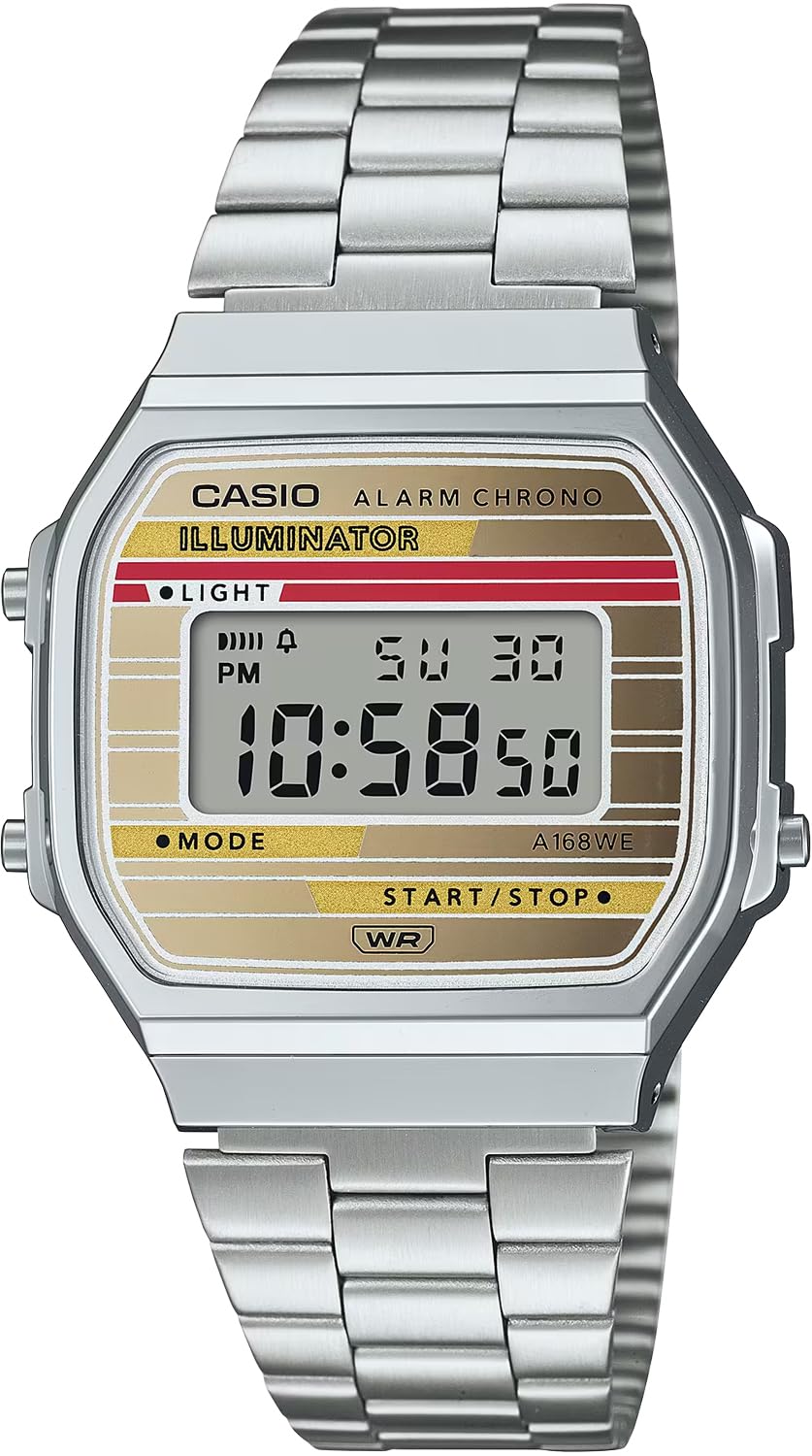 Casio Unisex-Adult Quartz Watch Silver / Multicolor