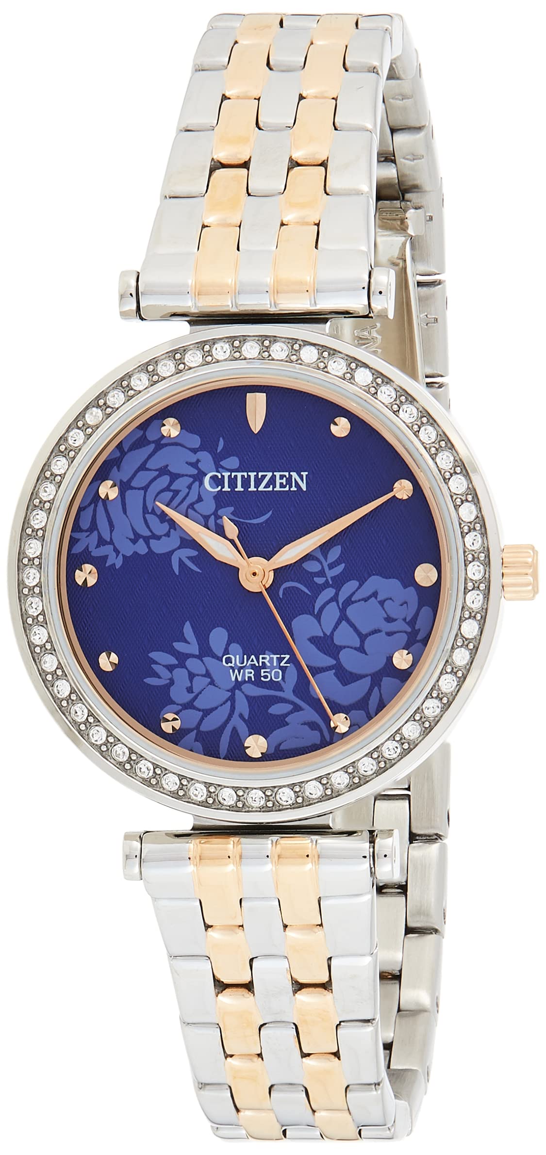 Citizen Womens Quartz Watch, Analog Display And Stainless Steel Strap - ER0218-53L