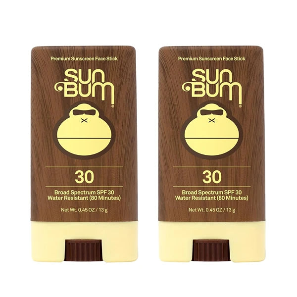 Sun Bum Original SPF 30 Face Sunscreen Stick 2 Pack – Broad Spectrum UVA/UVB Moisturizing Roll-On Face Sunscreen with Vitamin E, Vegan & Reef-Safe (No Octinoxate & Oxybenzone)