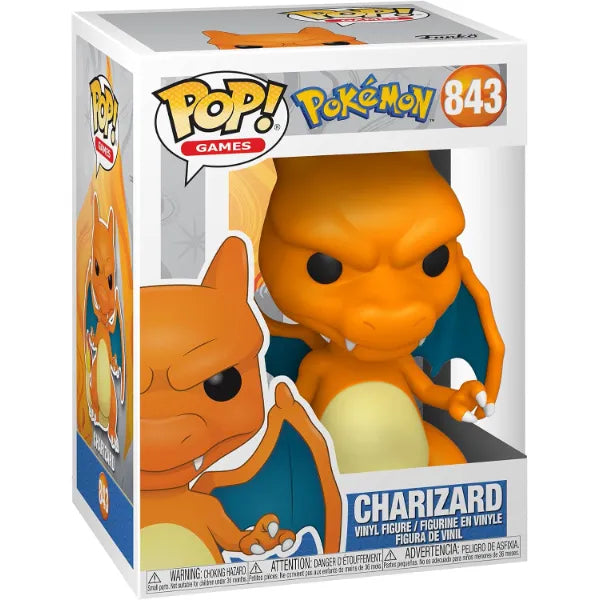 Funko Pop Games: Pokemon – Charizard, Charmander, Eevee, Pikachu - (Waving) Collectable Vinyl Figure - Gift Idea - Official Merchandise - Toys for Kids & Adults
