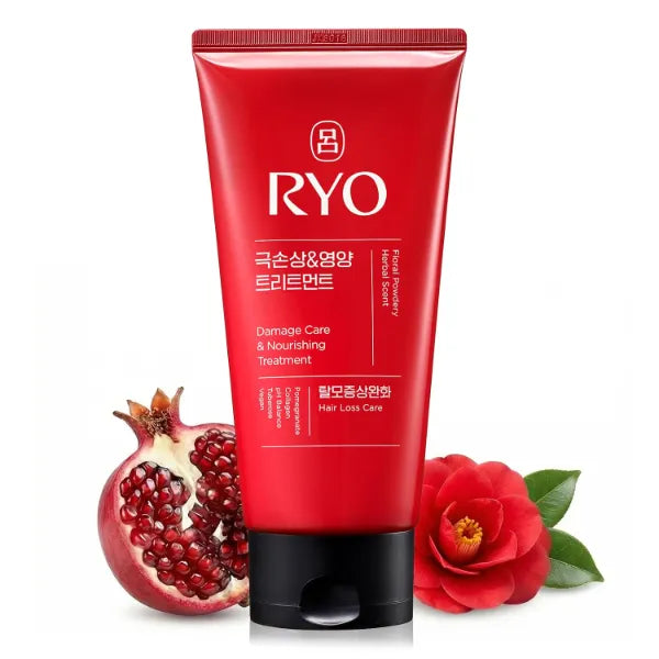 Ryo Damage Care Treatment Mask – Korean Ginseng & Caffeine Deep Conditioning Hair Repair