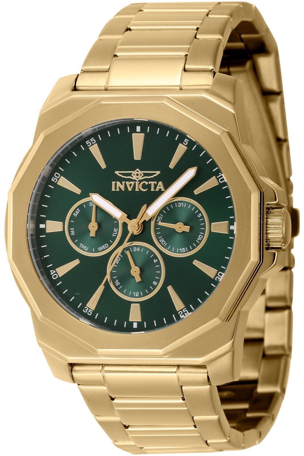 Invicta Speedway Stainless Steel Men's Quartz Watch - 42mm - Gold