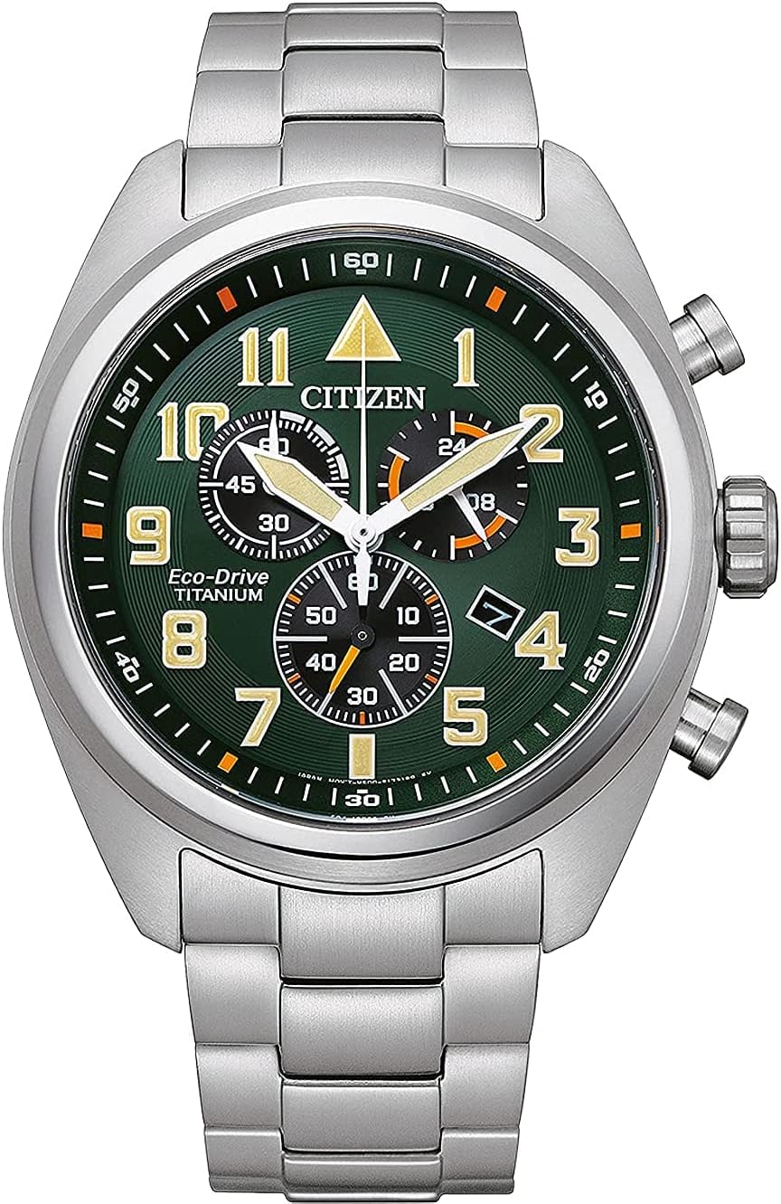 Citizen Mens Chronograph Eco-Drive Watch Titanium