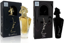 Lattafa Perfumes Maahir Horee Gold Edition & Black Edition Eau De Perfume (Combo Pack of 2)