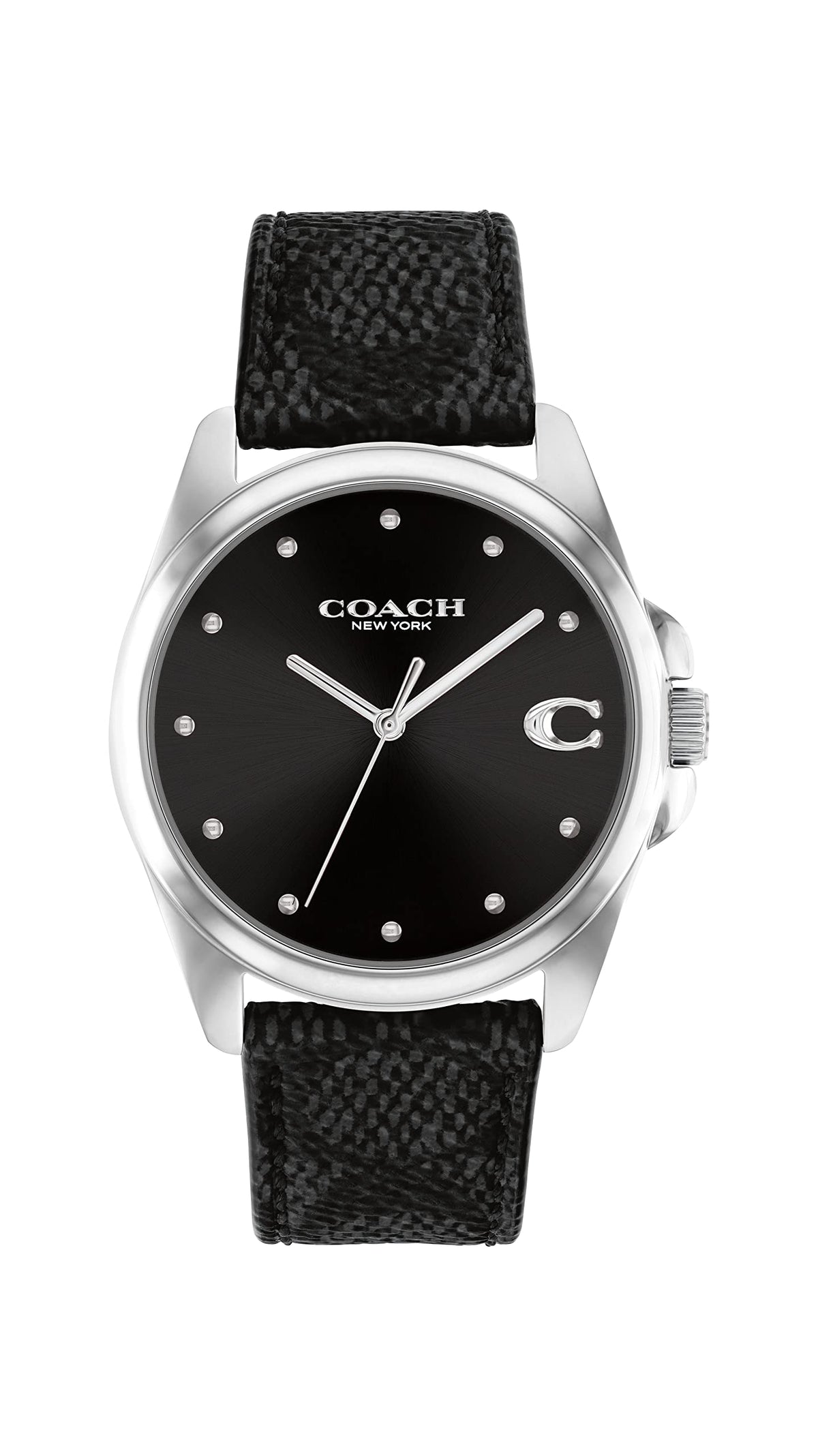 Coach GREYSON Men's Watch, Analog - Black Silver