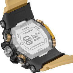 G-Shock New Thinner Carbon Mudmaster Watch, Solar Yellow, mens