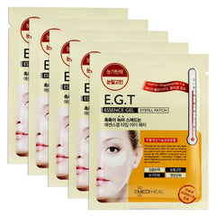 Mediheal E.G.T Essence Gel Eye Fill Patch | Marine Collagen Skin Elastic & Moisturizing Highly Concentrated Essence Gel Eye Patches | For Dark Circle, Aging Skin, Puffy Eyes | 5 Pair