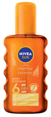 NIVEA SUN Tanning Oil Spray, Carotenne, Vitamine E & Jojoba Oil, SPF 6, 200ml