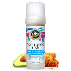 So Cozy Kids Hair Wax Stick 2 Oz – Flyaway Hair Tamer & Slick Back Styling Stick, Easy Precision Styling, Paraben & Sulfate Free