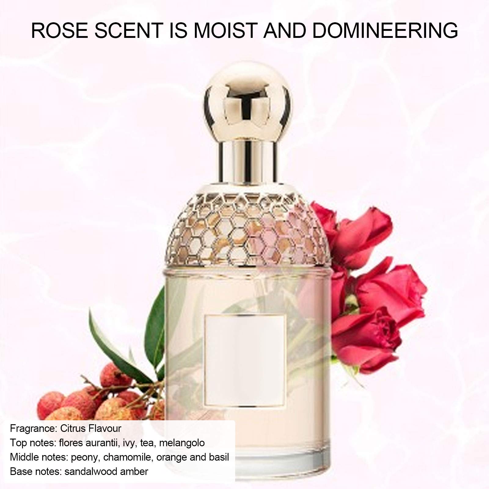 Eau De Toilette Fragrance for Women 100ml, Sweet Fragrance Perfume Long Lasting Femme Eau De Toilette Spray Parfum de Toilette for Women(Citrus Basil)