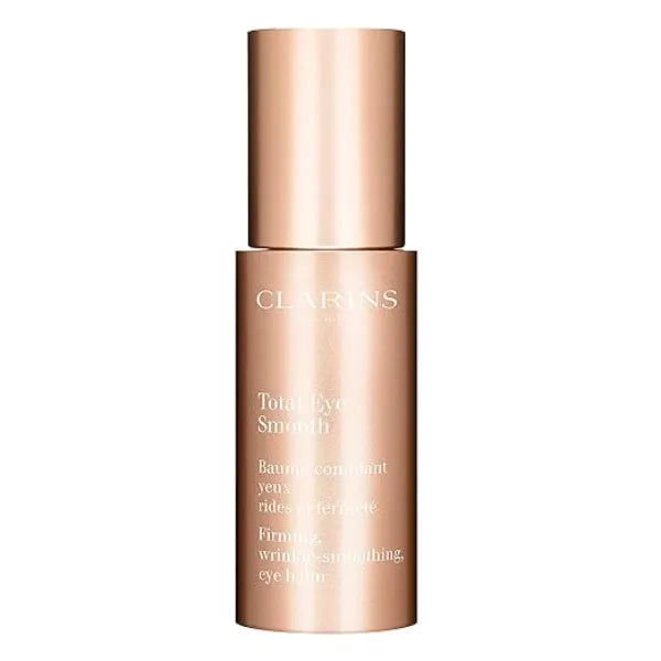 Clarins Total Eye Smooth 2 In 1 Anti Aging Eye Cream and 10-Minute Eye Mask Minimizes Appearance Of Wrinkles, Dark Circles and Puffiness Visibly Firms and Smoothes All Skin Types 0.5 Ounces