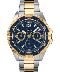 Timex Herren Multi Zifferblatt Uhr mit Edelstahlarmband Harborside - Two-tone