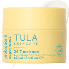 TULA Skin Care 24-7 Hydrating Day Cream SPF - Anti-Aging Moisturizer for Face with SPF 30, Contains Watermelon & Blueberry Extract, 1.5 oz