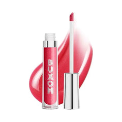 Buxom Full On Plumping Lip Polish, Tinted Lip Plumper Gloss with Peptides & Vitamin E, High Shine Lip Gloss that Nourishes, Vegan, AX Natalie Sheer Cherry Red Shimmer