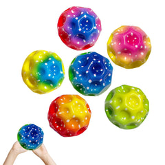 WEZCHUGHAOL 3 Pcs Space Ball, Extreme High Bouncing Ball, Super High Bouncing Space Ball, Rubber Bounce Ball Sensory Ball, Improve Hand-Eye Coordination, Easy to Grip and Catch