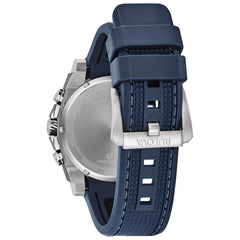 Bulova Dress Watch - Stainless Steel/Blue Rubber Strap