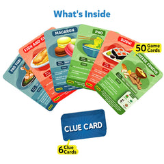 Skillmatics Guess in 10 Foods Around the World, Card Game for Boys, Girls, and Kids Who Love Educational Travel Toys, Board Games, Geography and History, Gifts for Ages 8, 9, 10 and Up