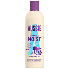 Aussie Miracle Moist Shampoo, For Dry, Really Thirsty Hair 300 ml. Silicone & Paraben Free, Multicolor