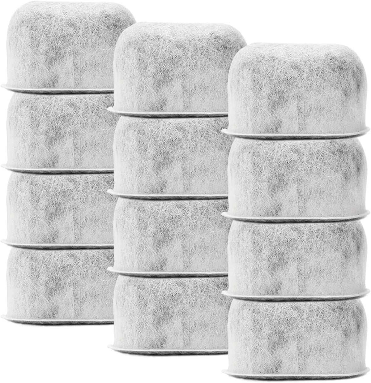 BRENSTEN 12-Pack Replacement Charcoal Water Filters for Braun Coffee Makers - Fits All Braun BrewSense Drip Series Coffee Machines