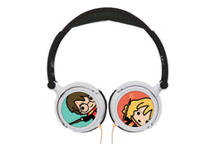 Lexibook Stereo Headphones, Foldable and Adjustable, White/Gold - Harry Potter