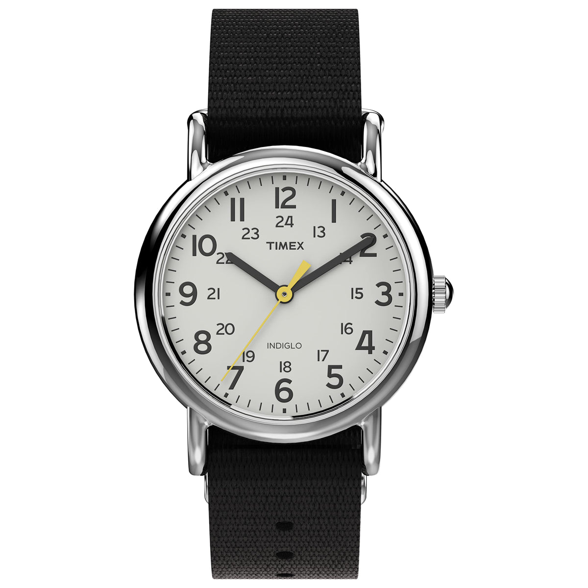 Timex Womens Watch Peanuts Weekender Casual Ladies Wristwatch - Black/Silver-Tone/White