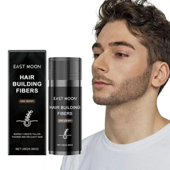 Keratin Hair Building Fibers, Dark Brown Hair Powder for Thinning Hair, Salon-Grade Thickening Fibers for Women & Men, Natural-Looking Coverage