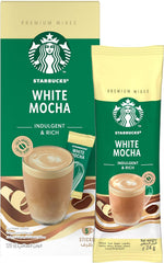 Starbucks White Mocha Premium Instant Coffee Mix 24g Stick (5 Sticks) Box