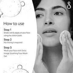 Swiss Image Soothing Micellar Water 400 ml | Gentle Makeup Remover & Cleanser | Calms Irritation, Reduces Redness & Soothes Skin | Non-Rinse Formula for Normal to Dry Skin| Swiss Made